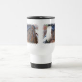 Pferdeprofil-Plastikreise-Tasse Reisebecher (Mittel)