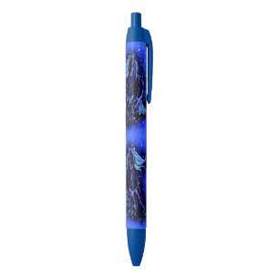 Pferdepuppe in blauer Mondlicht Kugelschreiber