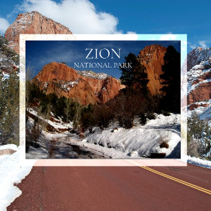 Pferderasse Berg, Zion Nationalpark Postcard Postkarte