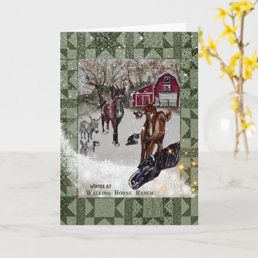 Pferderasse Karte (Gelbe Blume)