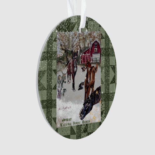 Pferderasse Ornament (Vorderseite)