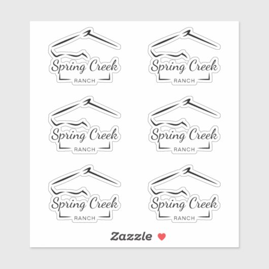 Pferderasse | Pferdefarm Aufkleber (Blatt)