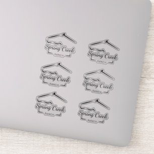 Pferderasse Pferdefarm Aufkleber