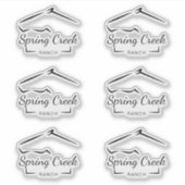 Pferderasse | Pferdefarm Aufkleber (Vorderseite)