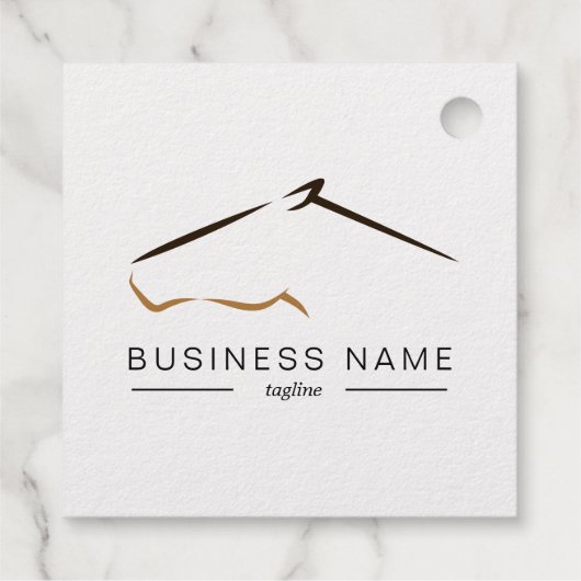 Pferderasse | Pferdefarm Geschenkanhänger (Rückseite)