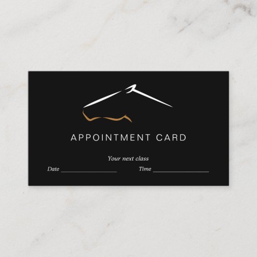 Pferderasse | Pferdefarm Terminkarte (Vorderseite)