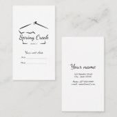 Pferderasse | Pferdefarm Terminkarte (Vorne/Hinten)