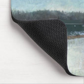 Pferderasse, Scheunen und Schneebemalung Mousepad (Ecke)