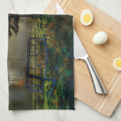 Pferderasse Sonnenaufgang Natur Foto Handtuch (Viertel Falte)