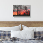 Pferderasse Sonnenuntergang Leinwanddruck (Insitu (Schlafzimmer))