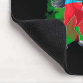 Pferdereiten Aserbaidschanische Flagge Mousepad (Ecke)