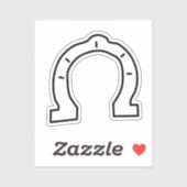 Pferdereiten Aufkleber (Blatt)