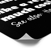 Pferdereiten Girl Definition Funny Reittier Girl Poster (Ecke)