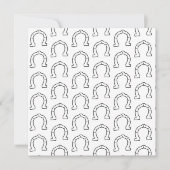 Pferdereiten Horseshoe Printwerbung (Vorderseite)