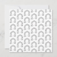 Pferdereiten Horseshoe Printwerbung