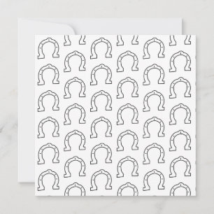 Pferdereiten Horseshoe Printwerbung