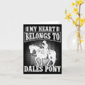 Pferdereiten Karte (Gelbe Blume)