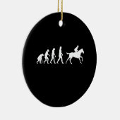 Pferdereiten Keramik Ornament (Rechts)