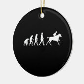 Pferdereiten Keramik Ornament (Links)