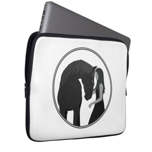 Pferdereiten Laptopschutzhülle (Vorne Rechts)