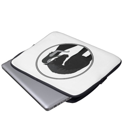 Pferdereiten Laptopschutzhülle (Vorne Knopf)