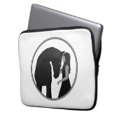 Pferdereiten Laptopschutzhülle (Vorderseite Links)