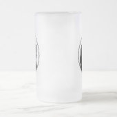 Pferdereiten Mattglas Bierglas (Mittel)