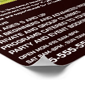 Pferdereiten-Portrait, Reitlehrer, Akademie Poster (Ecke)