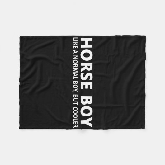 Pferdereiten Reitboy Fleecedecke (Vorderseite (Horizontal))