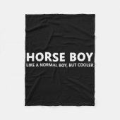 Pferdereiten Reitboy Fleecedecke (Vorderseite)