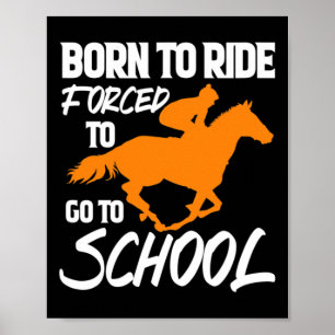 Pferdereiten Reiten Reiten Cowboy Kuh Poster