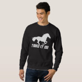 Pferdereiten Reiten Sie Isi Sweatshirt (Vorne ganz)