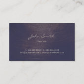 Pferdereiten Reiten Visitenkarte (Rückseite)