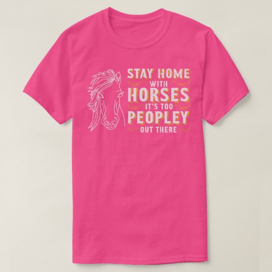 Pferdereiten Reitpferde Pony Design T-Shirt (Design vorne)