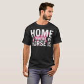 Pferdereiten Spaß T-Shirt (Vorne ganz)