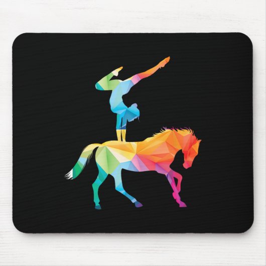 Pferdereiten - Sportgeschenk Mousepad (Vorne)