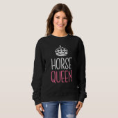 Pferdereiten Sweatshirt (Vorne ganz)