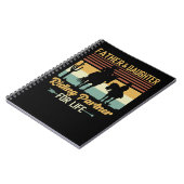 Pferdereiten - VaterTochter - Partner für Notizblock (Linke Seite)