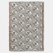 Pferdereiten Weihnachts-Winter-Throw Blanket Gesch Decke (Vorderseite Vertikal)