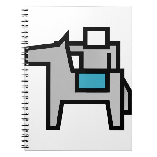 Pferdereiter 2 notizblock (Vorderseite)