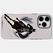 Pferdereiter Galloping Case-Mate iPhone Hülle (Rückseite (Horizontal))