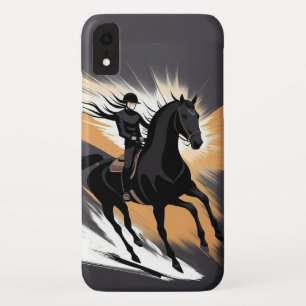 Pferdereiter Galopp unter dem Mondlicht Case-Mate iPhone Hülle
