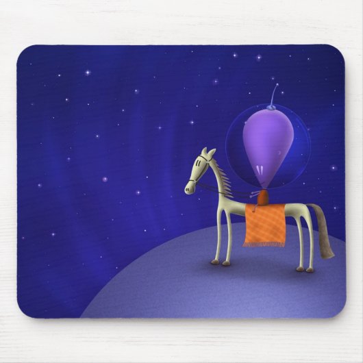 Pferdereiter Mousepad (Vorne)