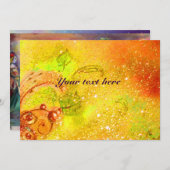 PFERDEREITER, MUSIK IN DER NACHT, gelbe Glitzern (Vorne/Hinten)