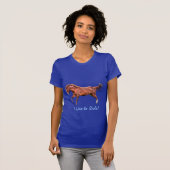 Pferdereiter Pferdedesigner T-Shirt (Vorne ganz)