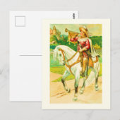 Pferdereiter Postkarte (Vorne/Hinten)