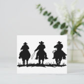 Pferdereiter Postkarte (Stehend Vorderseite)