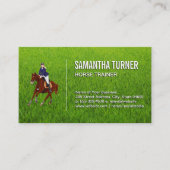 Pferdereiter Visitenkarte (Vorderseite)