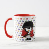 Pferdereitereule Tasse (Links)