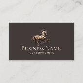 Pferderennbahn Pferde Pferdezucht Reitsport Visitenkarte (Vorderseite)